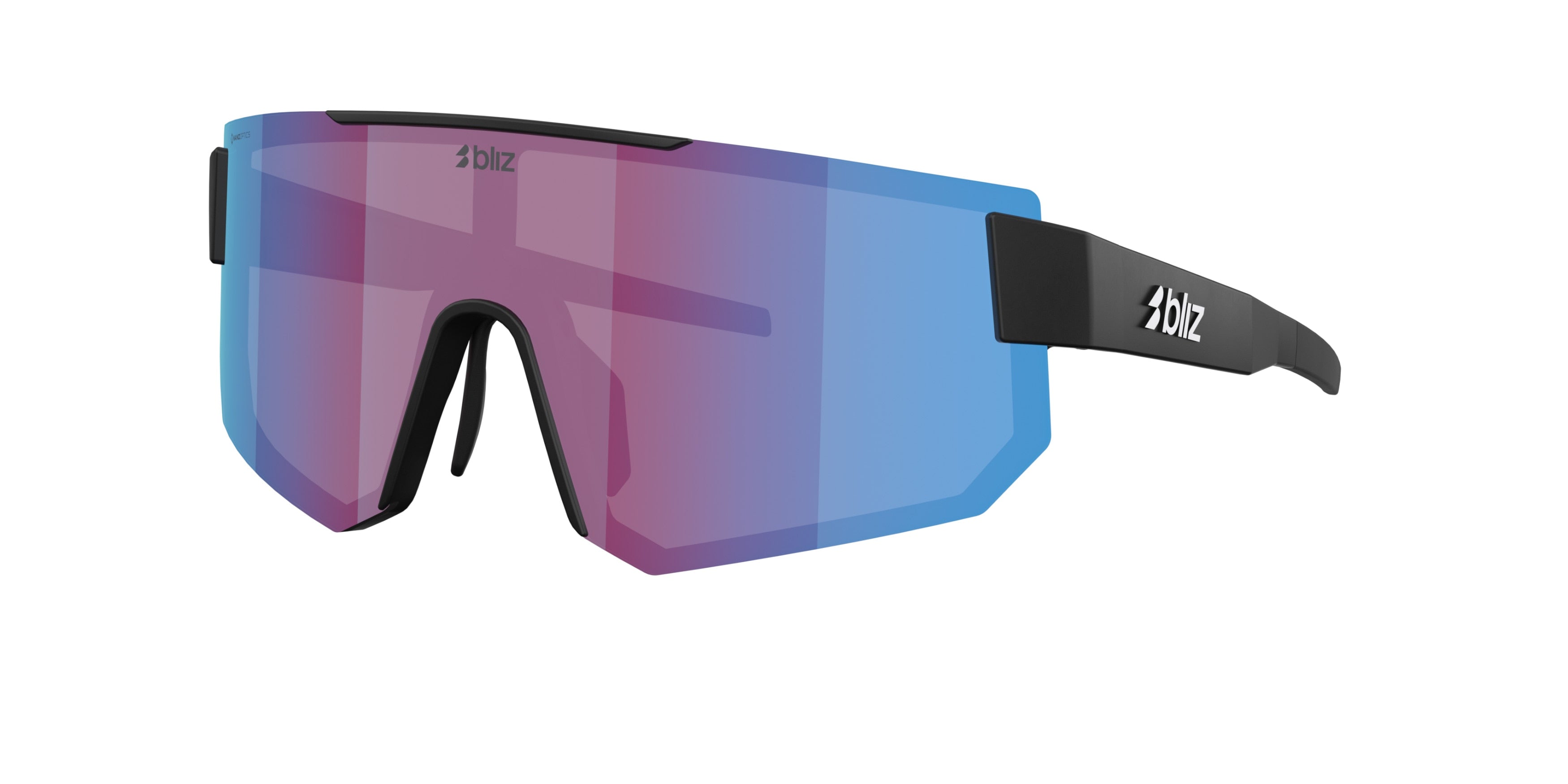 Gafas Sol Bliz P005/Negro Mate/Violeta Óptica Nano/Azul Multicolor