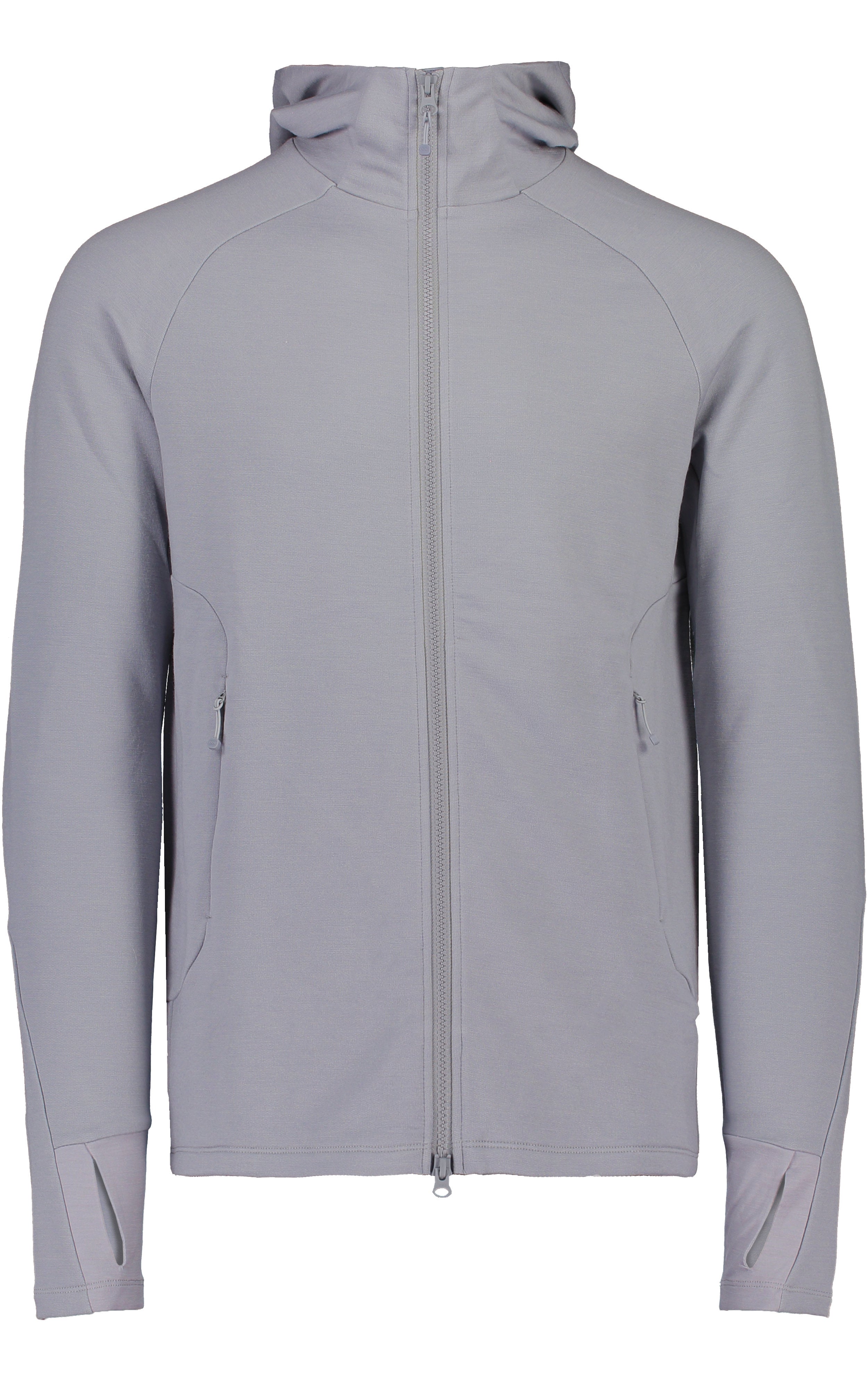 Merino Zip Hood Poc Hombre Gris Aluminio