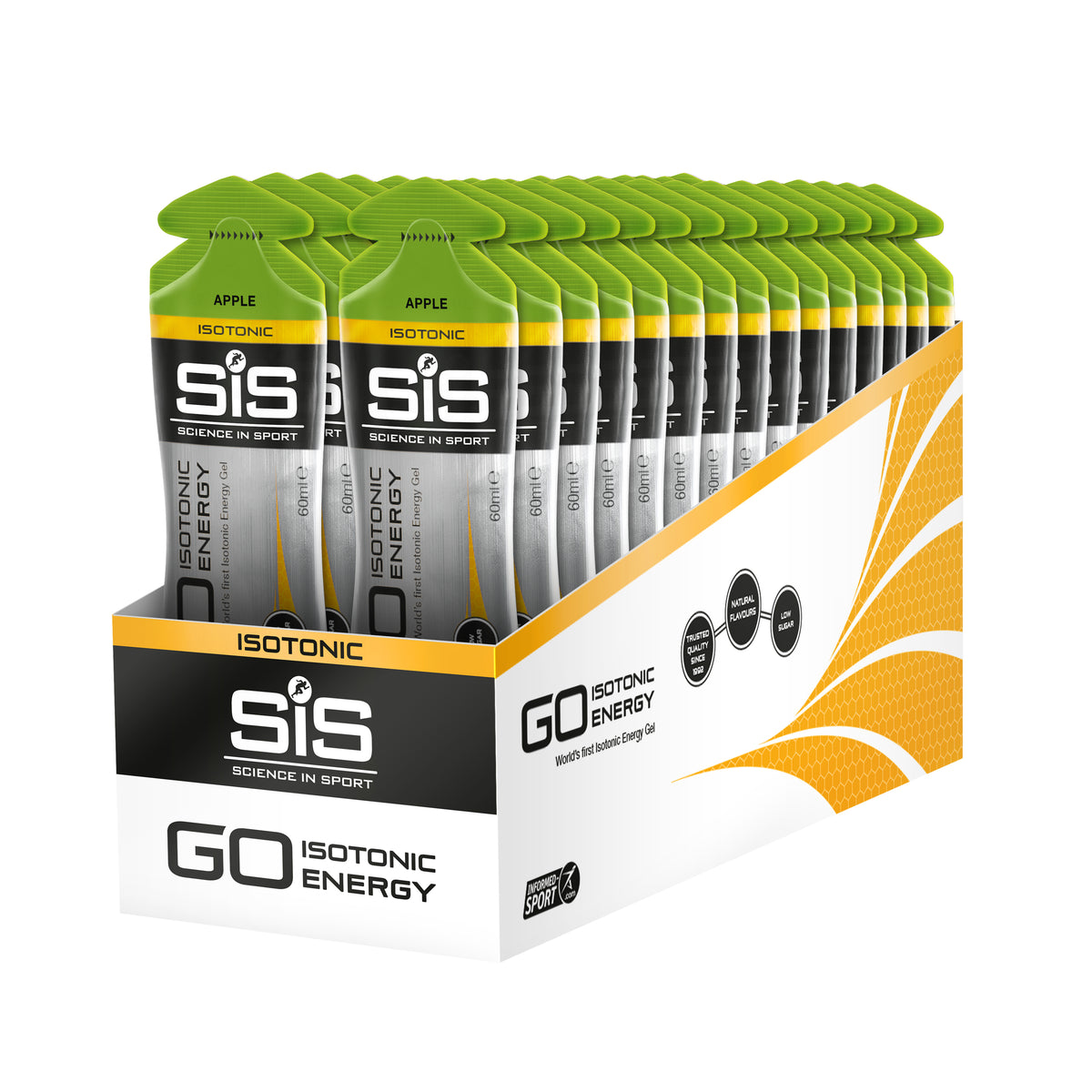 SIS GO Gel Energético Isotónico 60ml Manzana #2
