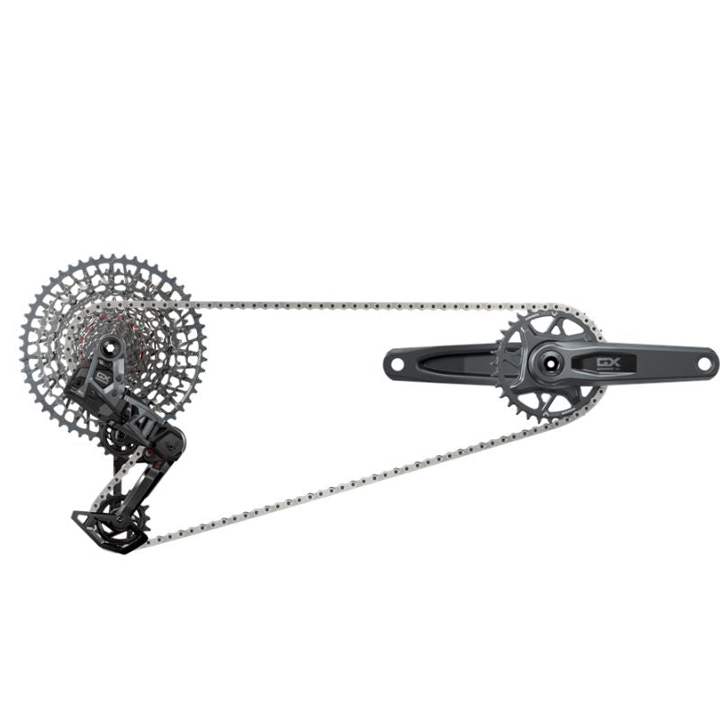 Grupo Electrónico Sram GX T-Type Eagle AXS Wide DUB POD Direct Mount 175mm 32d 1x12v Negro