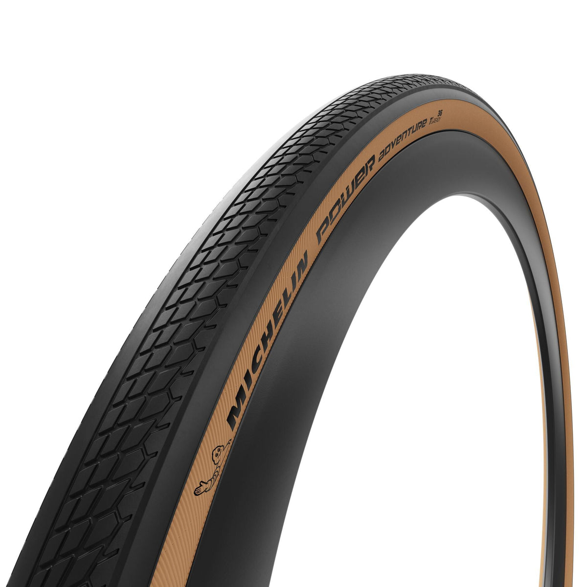 Cubierta Michelin Power Adventure Competition Line Plegable Negro/Marrón