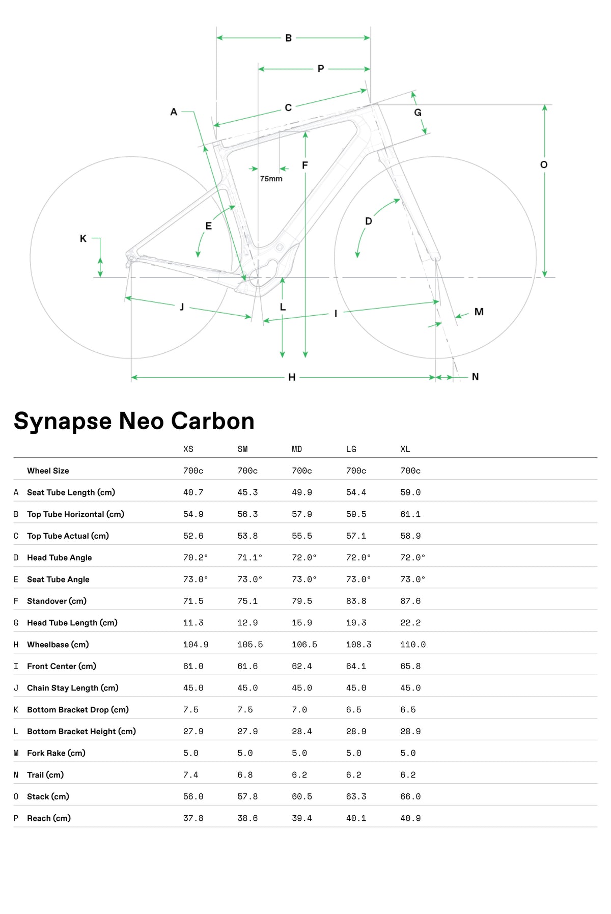 Bicicletas Carretera Synapse Neo Cannondale 2024 Negro #7