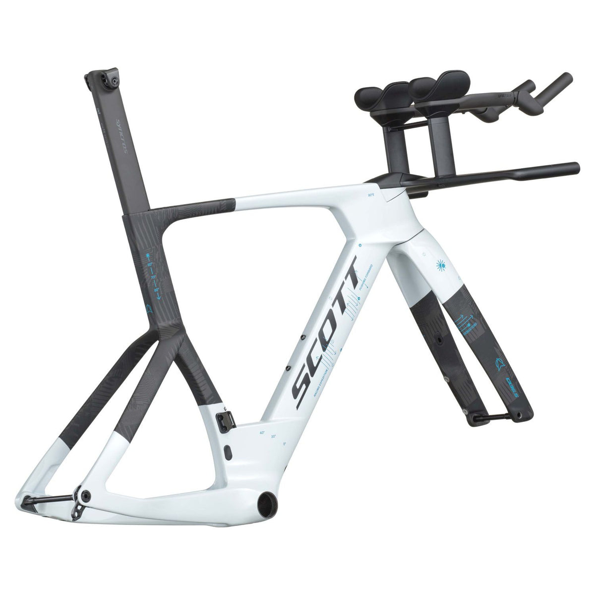 Cuadro Scott Plasma RC TT HMX 2026 Cumulus White/Carbon #2