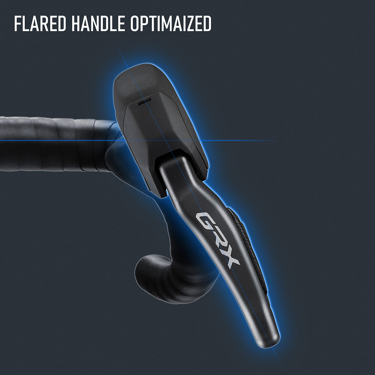 Kit Freno Disco Hidráulico Shimano GRX BR-RX820/ST-RX825 Trasero/Derecho Resina Aletas Sin Adaptador Latiguillo 1700mm Negro