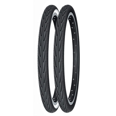 Cubierta Michelin Diabolo City 600A Acces Line Rigida Blanco/Negro