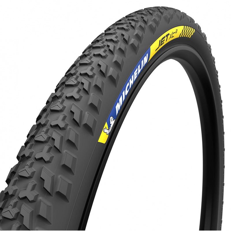 Cubierta Michelin Jet Xc2 Tubeless Ready Racing Line Plegable Negro
