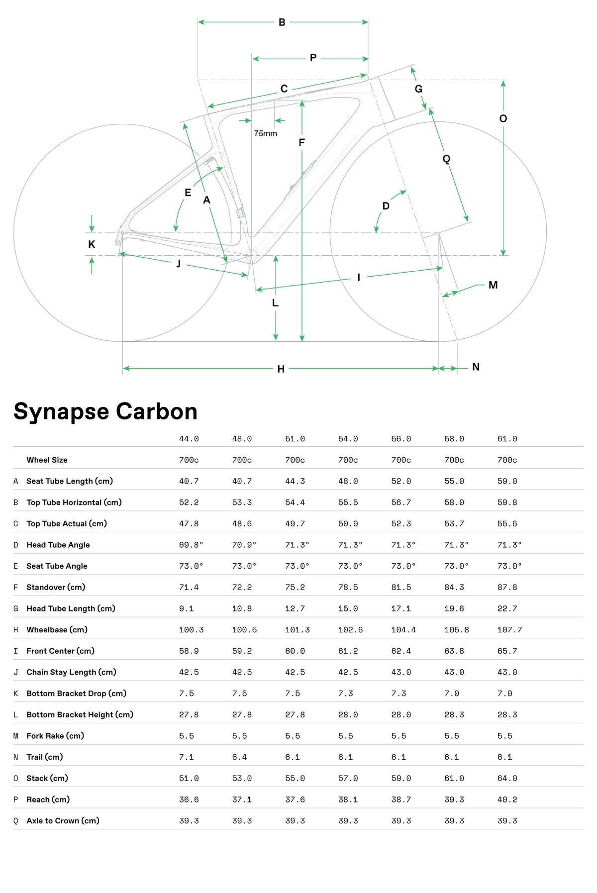 Bicicletas Carretera Synapse Carbon 4 Cannondale 2025 Chalk #8